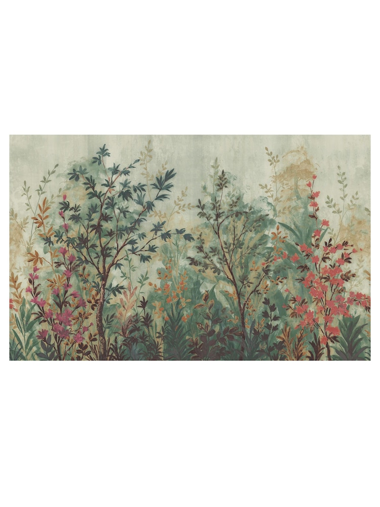 Graham & Brown Evergreen Forest in Bloom Fixed Size A4 Mural Sample - Image 2 of 2 Graham & Brown Evergreen Forest in Bloom Fixed Size A4 Mural Sample - Image 2 of 2