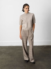 French Connection Kezia Short Sleeve Mock Neck Jumper - Imagen 4 de 6