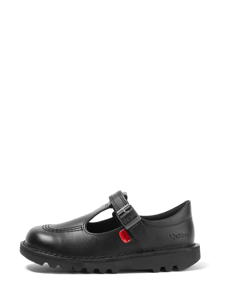 Kickers Black Kick T Infant & Junior Shoes - Image 2 of 6 Kickers Black Kick T Infant & Junior Shoes - Image 2 of 6