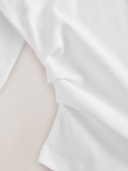 White Cinched Waist T-Shirt - Image 7 of 8