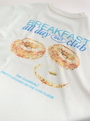 Ecru Bagel Graphic T-Shirt - Image 10 of 10
