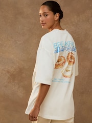 Ecru Bagel Graphic T-Shirt - Image 4 of 5