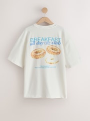 Ecru Bagel Graphic T-Shirt - Image 6 of 10