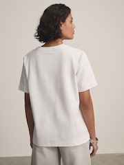 Blanco - Heavyweight Crew Neck T-Shirt - Imagen 4 de 5