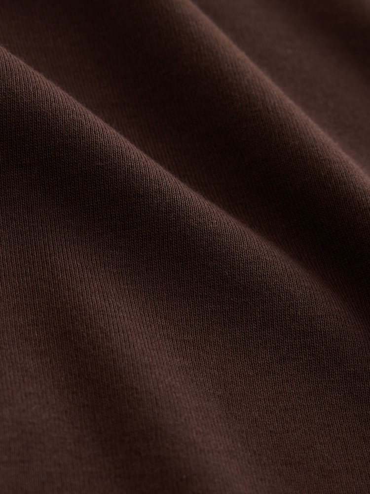 Chocolate Brown V-Neck Fitted T-Shirt - Image 8 of 8 Chocolate Brown V-Neck Fitted T-Shirt - Image 8 of 8