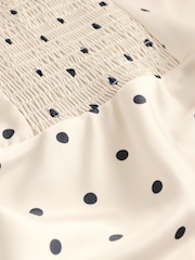 Rockett St George Monochrome Butterfly Lace Polka Dot Midi Dress - Image 3 of 4