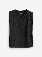 Rockett St George Grey Embellished T-Shirt - Image 6 of 9