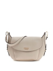 Guess Grey Marsha Flap Shoulder Bag - Image 1 of 3