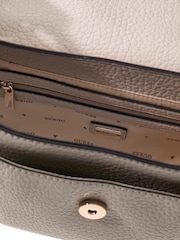 Guess Grey Marsha Flap Shoulder Bag - Image 3 of 3