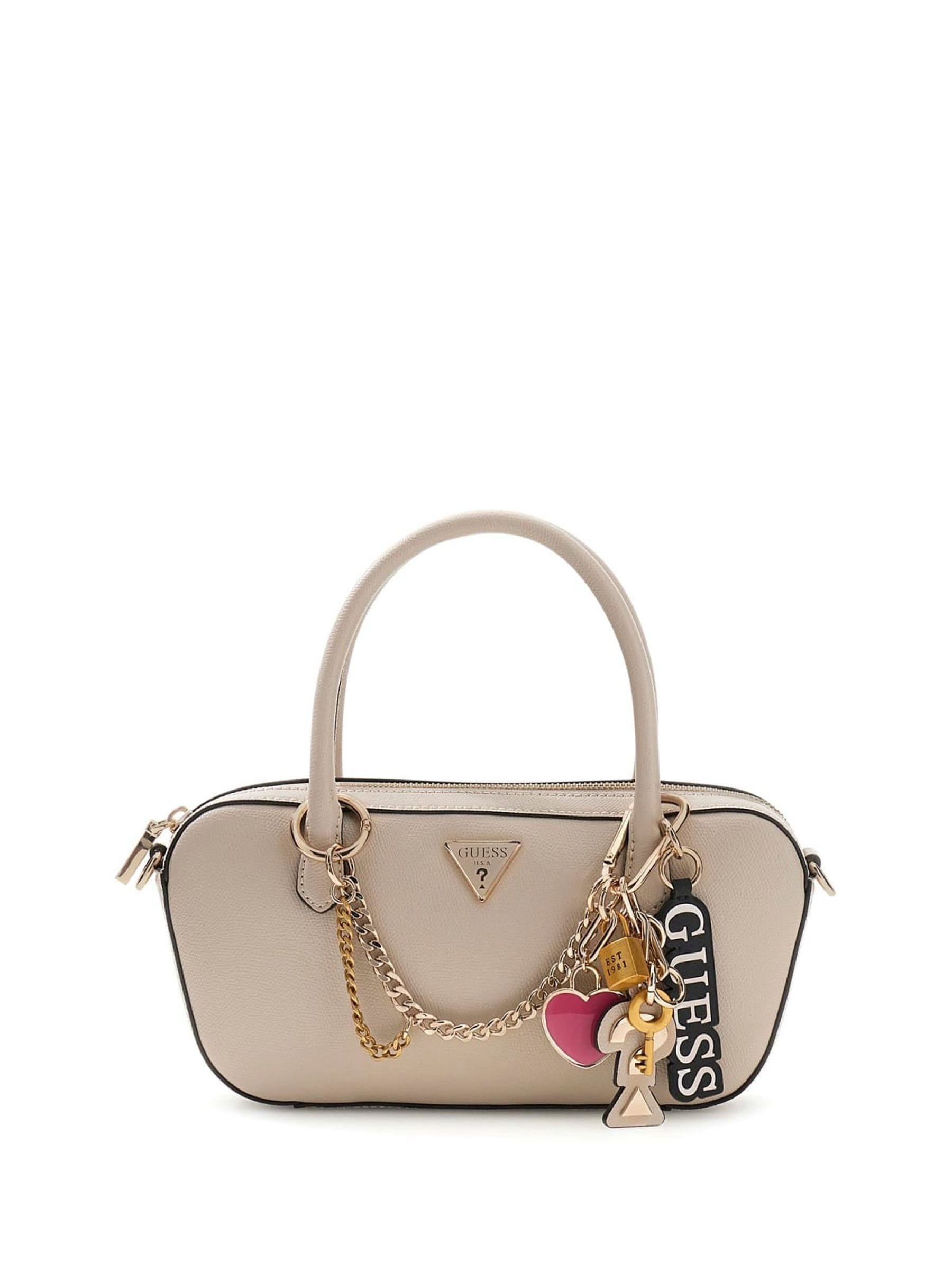 Buy Guess Grey Davina Small Satchel Bag from Next USA