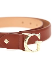 Guess Logo Script Brown Belt - Image 2 of 3