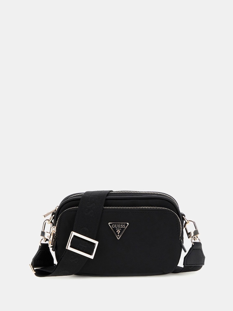 Guess Black Gemma Crossbody Camera Bag - Image 2 of 4
