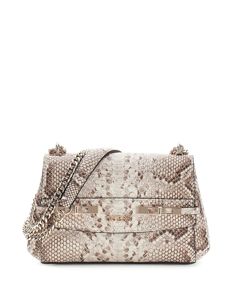 Guess Natural Melinda Mini Covertible Crossbody Flap Bag - Obraz 1 z 4