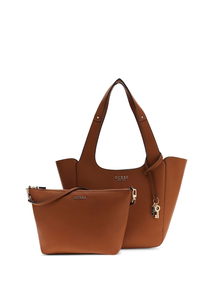 Guess Cream Calista 2-In-1 Tote Bag - Image 1 of 3