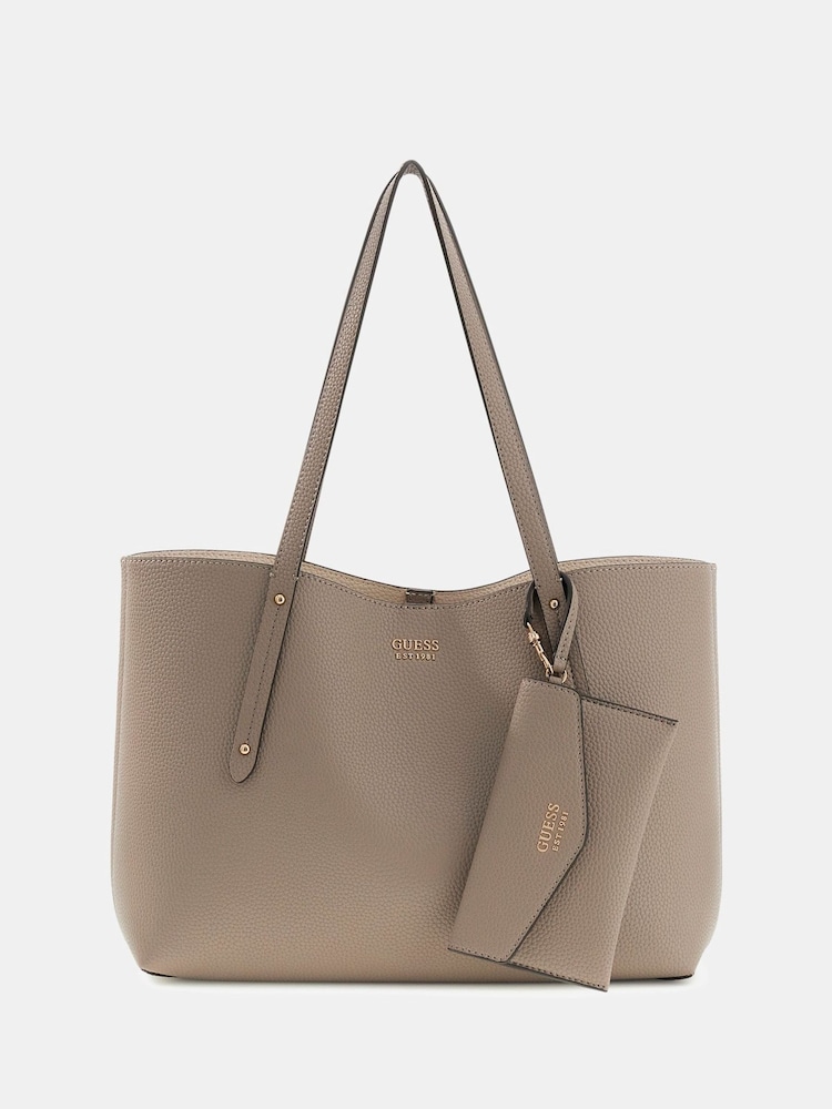 Guess Brown Brenton 2 In 1 Tote Bag - Image 2 of 5 Guess Brown Brenton 2 In 1 Tote Bag - Image 2 of 5