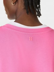 Sweaty Betty Pink After Class Longline Sweatshirt - Image 5 of 8