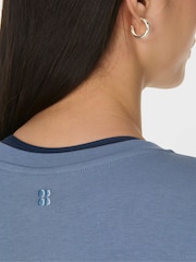 Sweaty Betty Blue After Class Crop Sweatshirt - Image 4 of 6