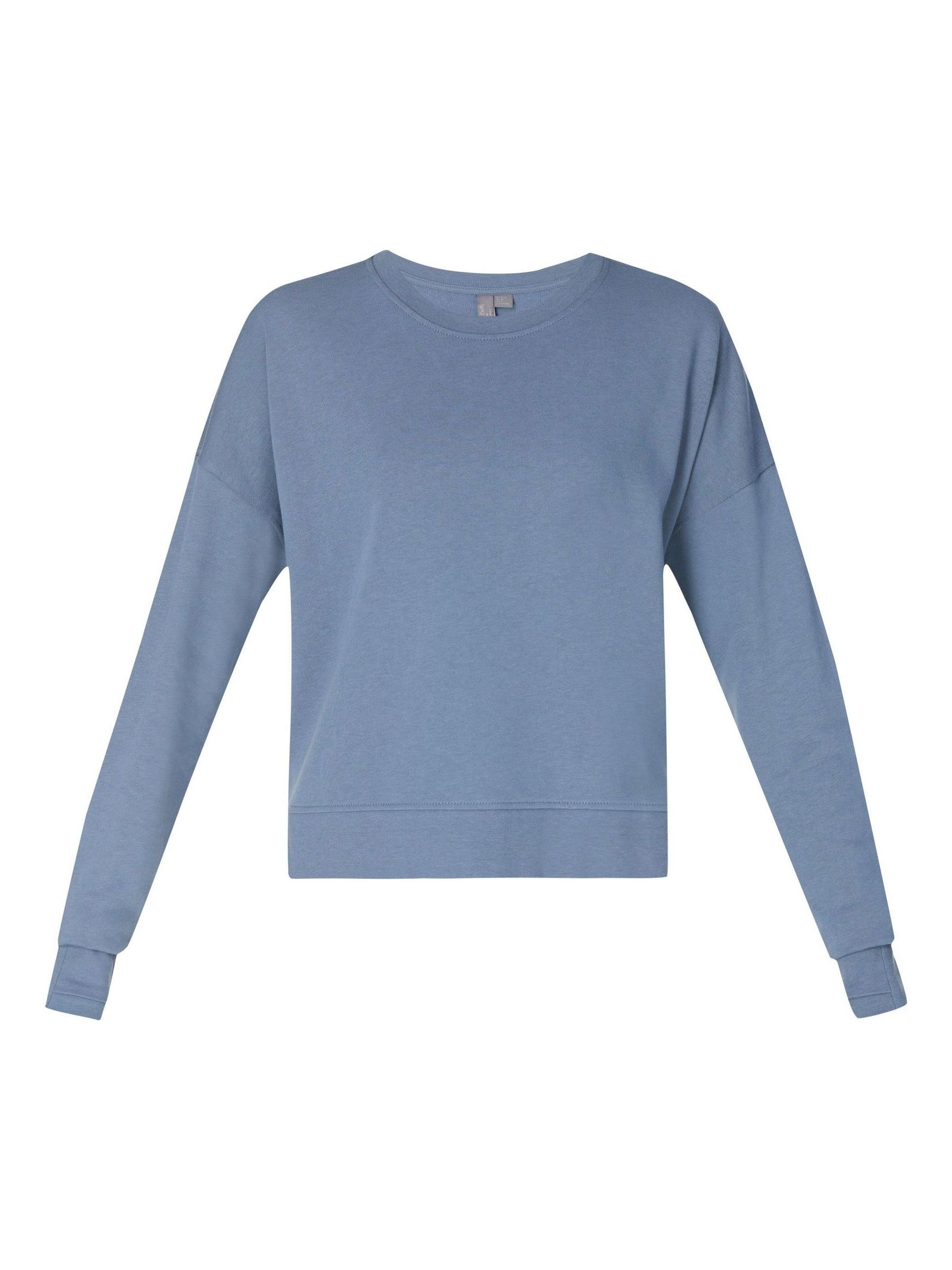 Buy Sweaty Betty Blue After Class Crop Sweatshirt from the Next UK