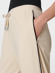Sweaty Betty Cream Explorer Wide Leg Trousers - Image 3 of 7
