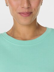 Sweaty Betty Green After Class Longline Sweatshirt - Image 7 of 9