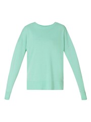 Sweaty Betty Green After Class Longline Sweatshirt - Image 9 of 9