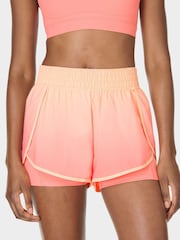 Sweaty Betty Orange Get Set 2-in-1 Multi-Train Shorts - Image 3 of 7