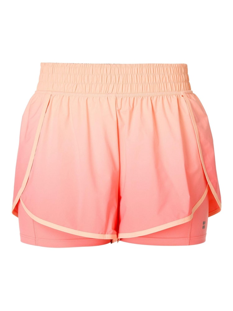 Sweaty Betty Orange Get Set 2-in-1 Multi-Train Shorts - Image 7 of 7