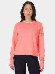 Sweaty Betty Pink After Class Crop Sweatshirt - Image 1 of 7
