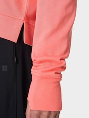 Sweaty Betty Pink After Class Crop Sweatshirt - Image 3 of 7