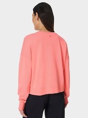 Sweaty Betty Pink After Class Crop Sweatshirt - Image 4 of 7