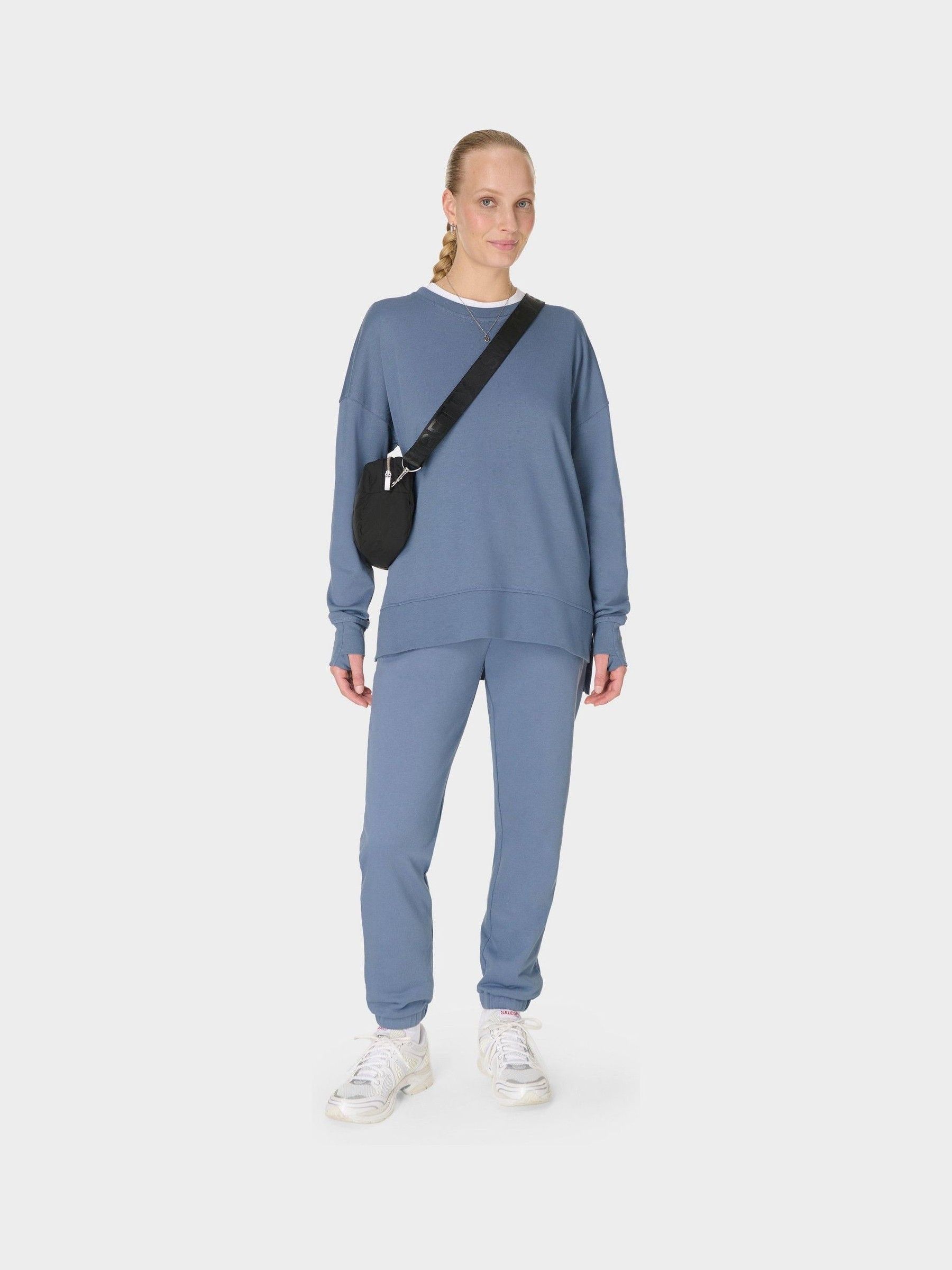 Buy Sweaty Betty Blue After Class Longline Sweatshirt from Next