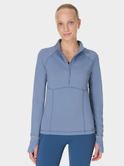 Sweaty Betty Blue Pro Run Full Zip Jacket - Image 1 of 8