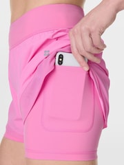Sweaty Betty Pink Tempo Run Shorts - Image 5 of 8