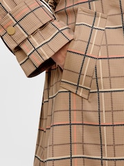 Sweaty Betty Brown Motion Waterproof Trench Jacket - Image 7 of 8