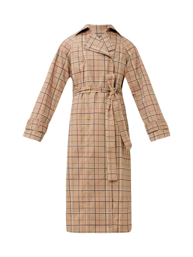 Sweaty Betty Brown Motion Waterproof Trench Jacket - Image 8 of 8