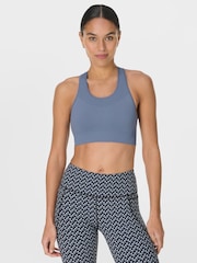 Sweaty Betty Blue Stamina Seamless Sports Bra - Image 1 of 6