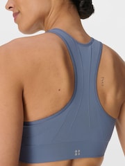 Sweaty Betty Blue Stamina Seamless Sports Bra - Image 4 of 6