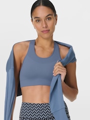 Sweaty Betty Blue Stamina Seamless Sports Bra - Image 5 of 6