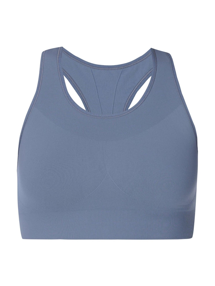 Sweaty Betty Blue Stamina Seamless Sports Bra - Image 6 of 6