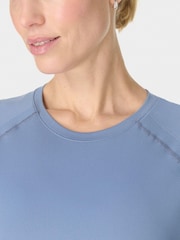Sweaty Betty Blue Athlete Featherweight Seamless T-Shirt - Image 2 of 7