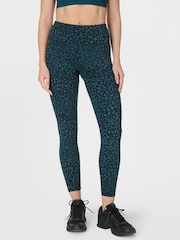 Sweaty Betty Blue Power 7/8 Workout Leggings - Image 1 of 9