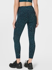 Sweaty Betty Blue Power 7/8 Workout Leggings - Image 2 of 9