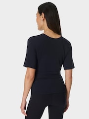 Sweaty Betty Black Soft Flow Studio Wear Your Way T-Shirt - Image 5 of 8