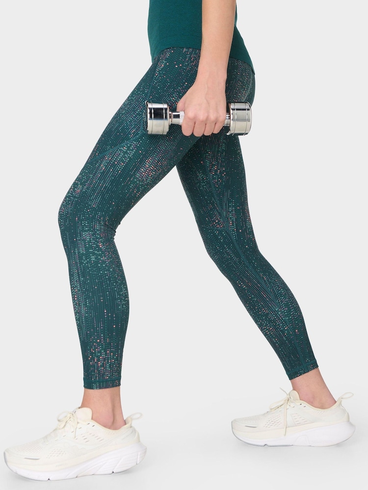 Sweaty Betty Light Green Power 7/8 Workout Leggings - Image 1 of 8 Sweaty Betty Light Green Power 7/8 Workout Leggings - Image 1 of 8