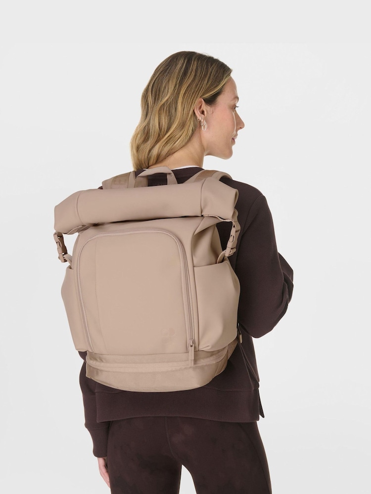 Sweaty Betty Beige City Goer Backpack - Image 7 of 7 Sweaty Betty Beige City Goer Backpack - Image 7 of 7