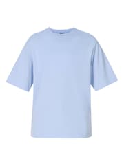 Sweaty Betty Blue Elevated Cotton Longline T-Shirt - Image 6 of 6
