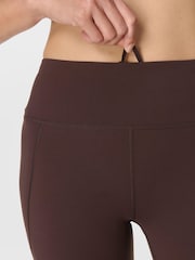 Sweaty Betty Brown Power 6" Biker Shorts - Image 4 of 8