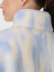 Sweaty Betty Blue Plush Half Zip Fleece - Image 5 of 7