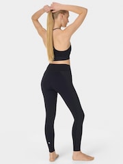 Sweaty Betty Black Ultimate Studio Ribbed Leggings - Image 4 of 4