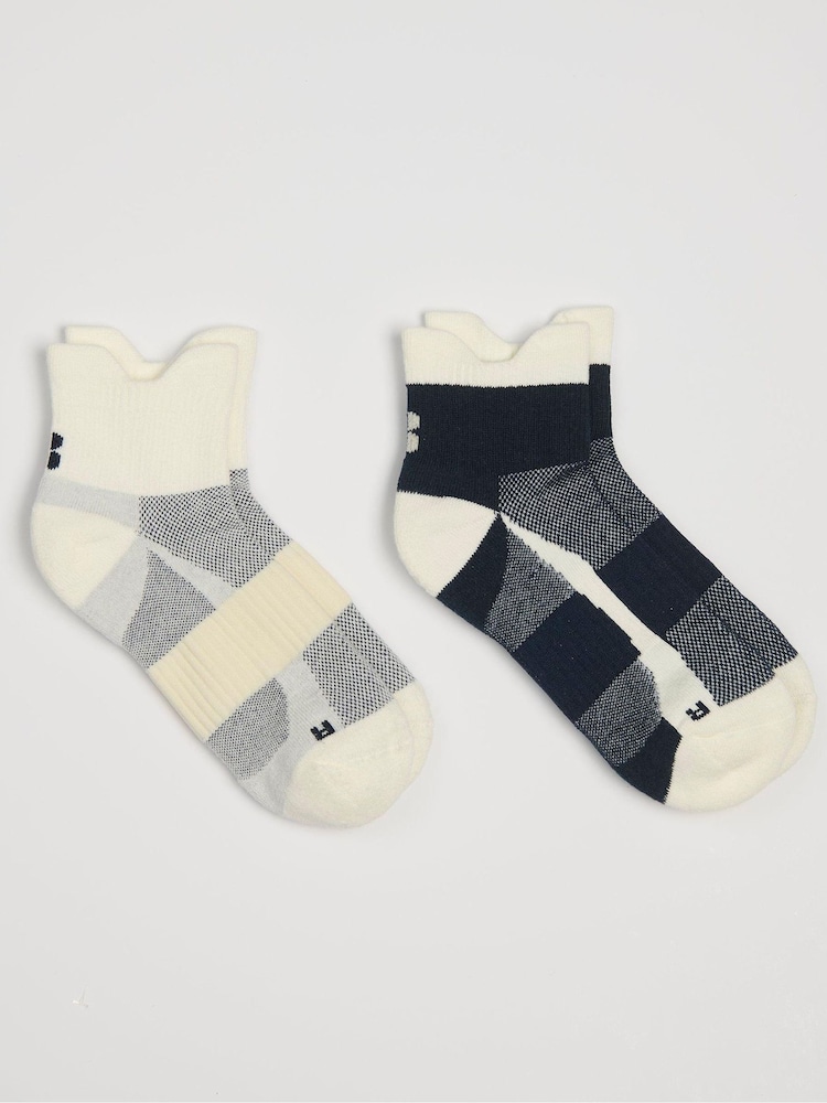 Sweaty Betty Blue Blister Resist Power Training Socks 2 Pack - Image 1 of 3 Sweaty Betty Blue Blister Resist Power Training Socks 2 Pack - Image 1 of 3